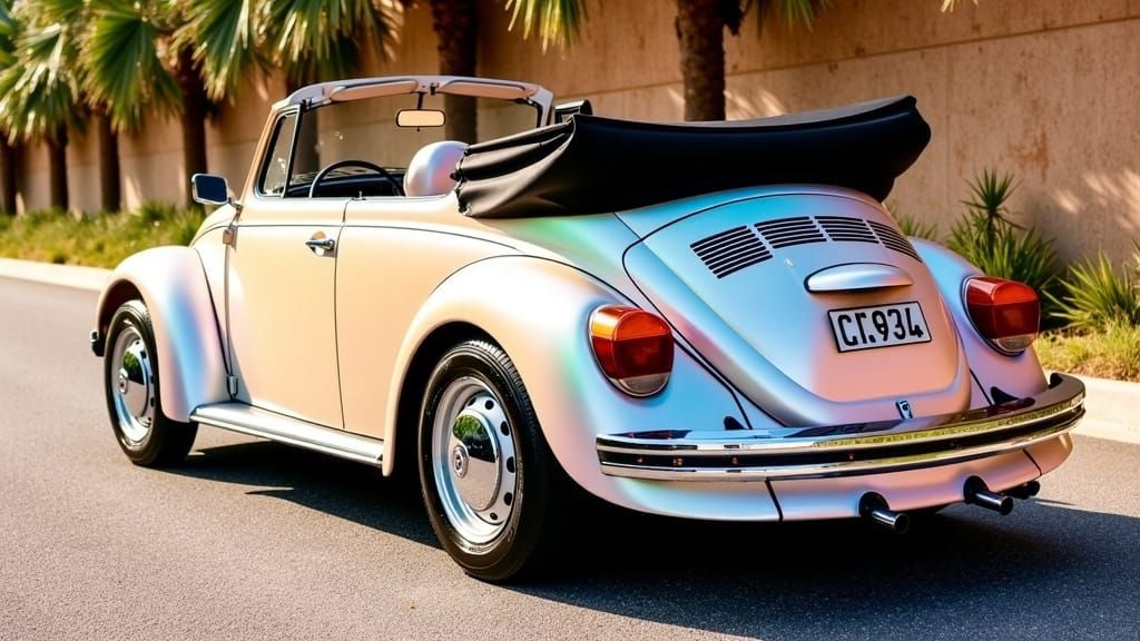 Classic Beetle Convertible in Iridescent Pearlescent Paint