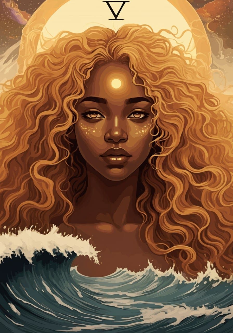 Venus Rising: Tarot Card Illustration