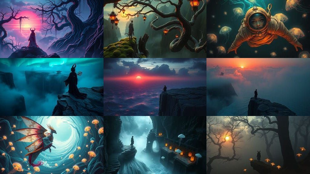 Epic Cinematic Digital Masterpiece: Mujina's Deep Dive