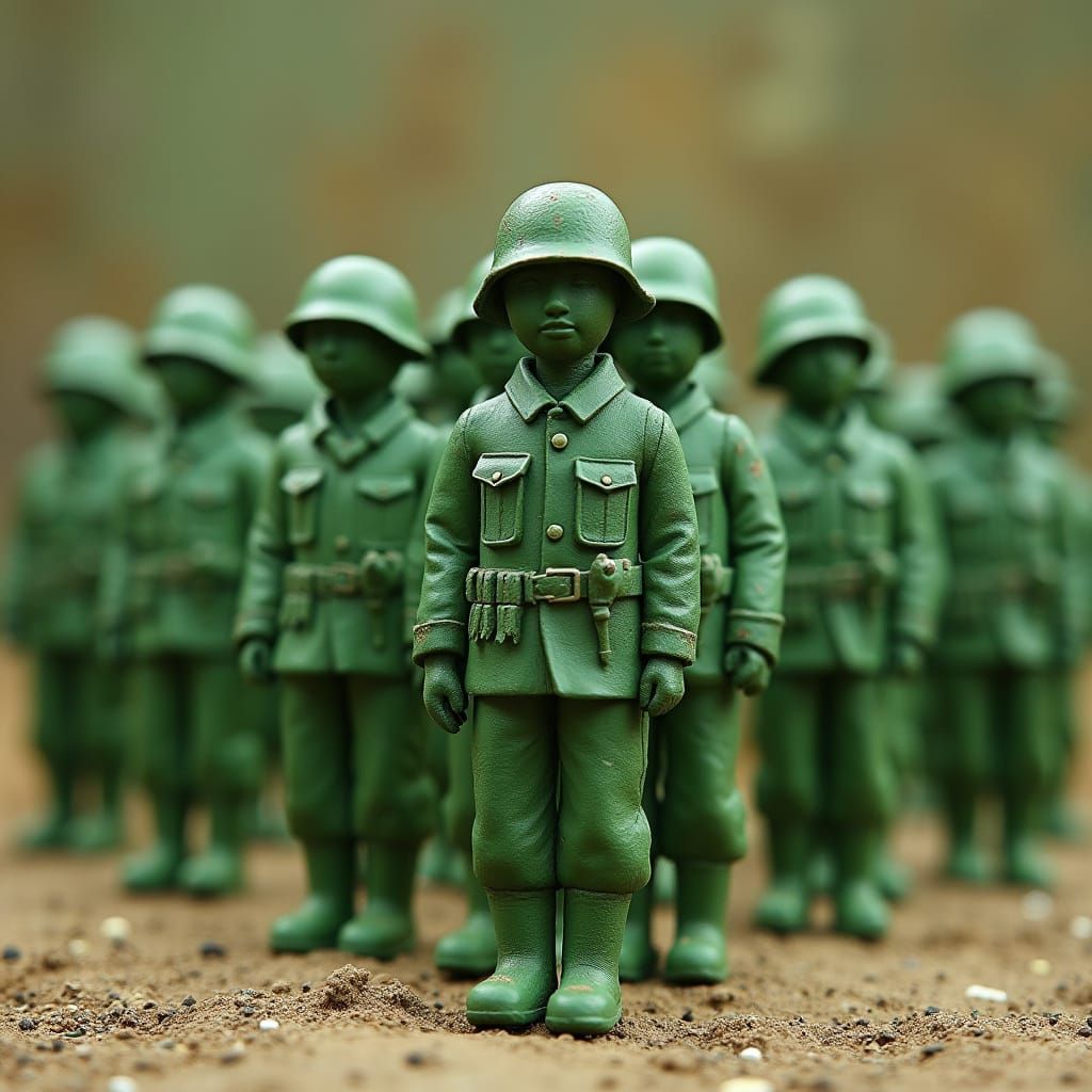 Playdough Army men