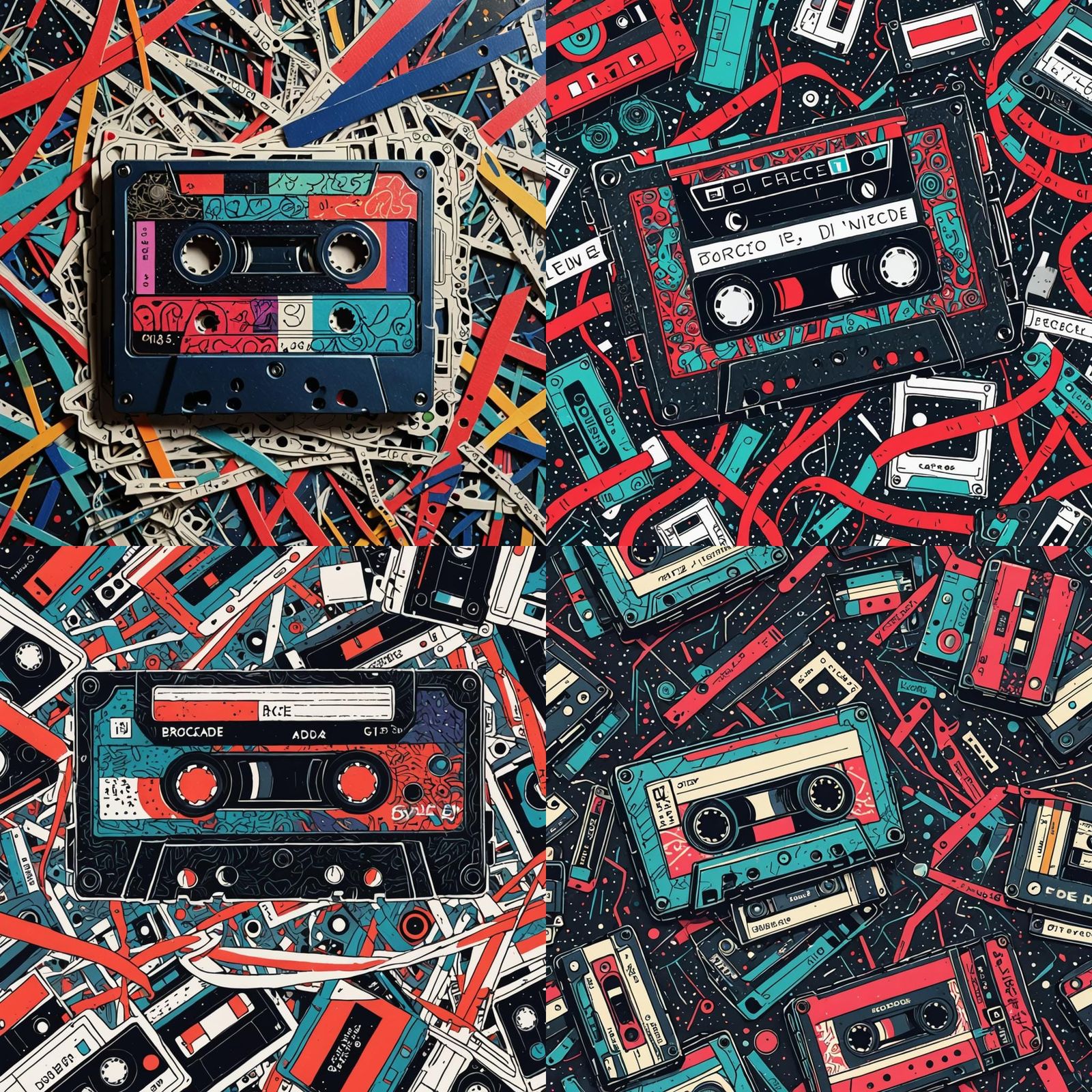Cassette Futurism: Rewinding Tapes in Brocade Style