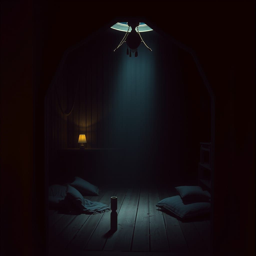 Noah's Ark: Atmospheric Interior in Cinematic Style