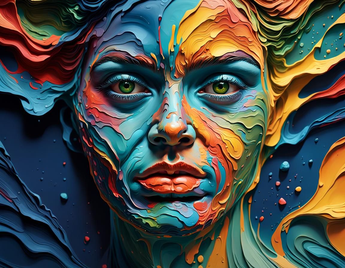 Expressive Impasto Painting with Dynamic Texture