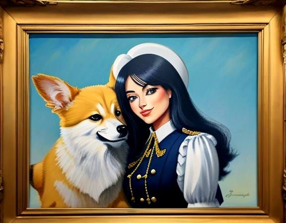 AI Image: Youthful Yearning and Positive Adjectives