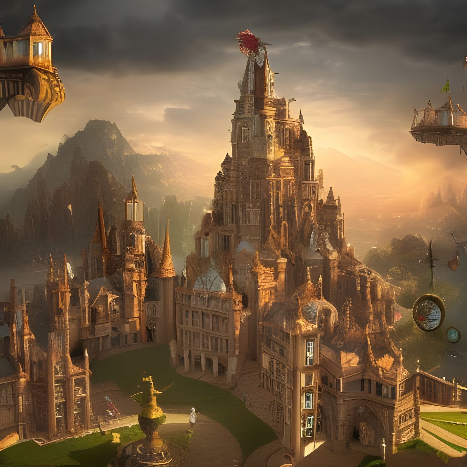 Epic Bouncy Castle: Digital Matte Painting