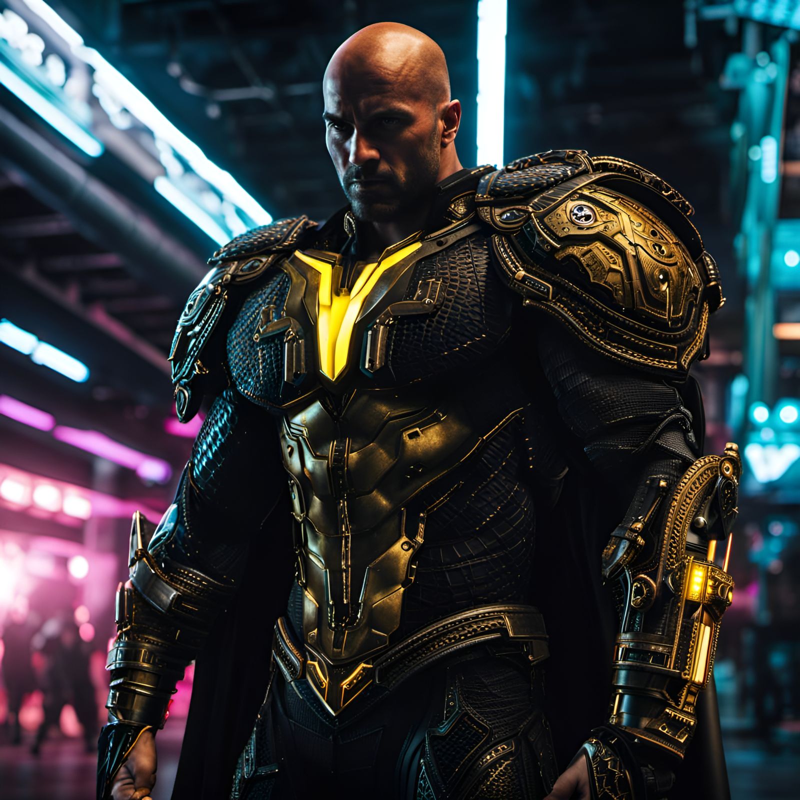 Cyberpunk Black Adam