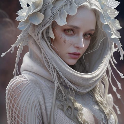 Futuristic Bio-Design Fashion with Fractal Fibers