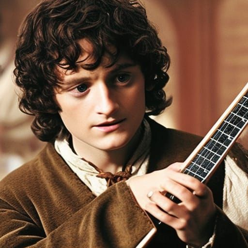 Frodo Baggins Plays an Instrument