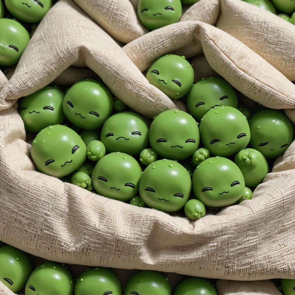 Hush! The peas are resting