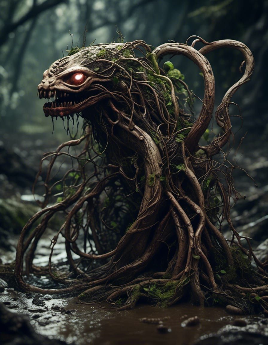 Sci-Fi Horror: Hybrid Animal Plant Creature