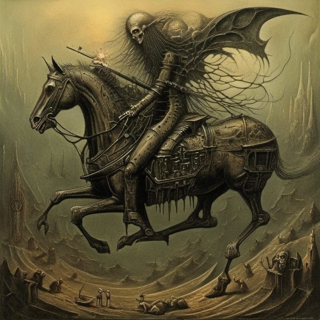 Death on Pale Horse: Surreal Apocalypse Vision