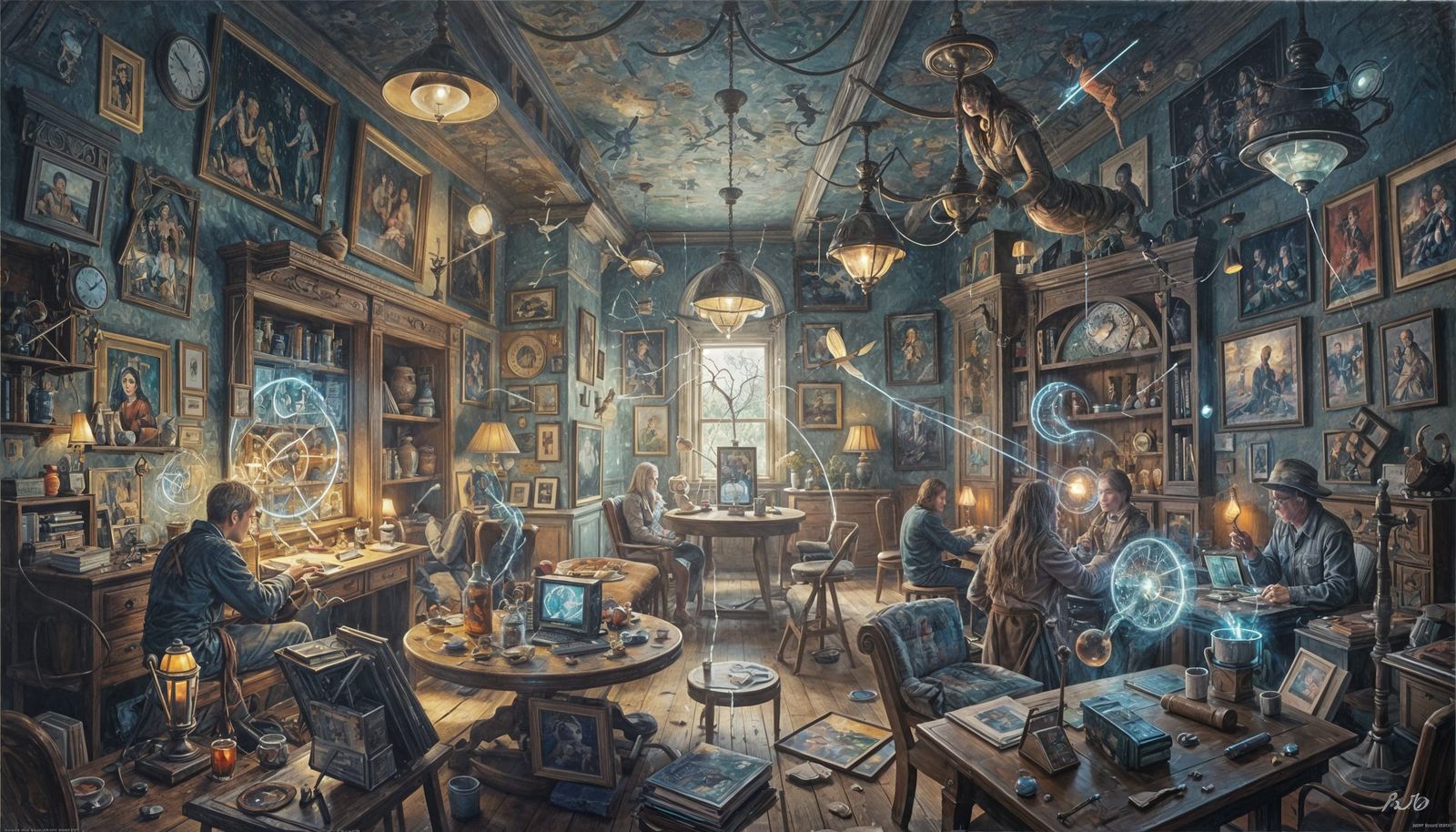 Chrono-Impressionism Art Showing Multiple Moments in Time