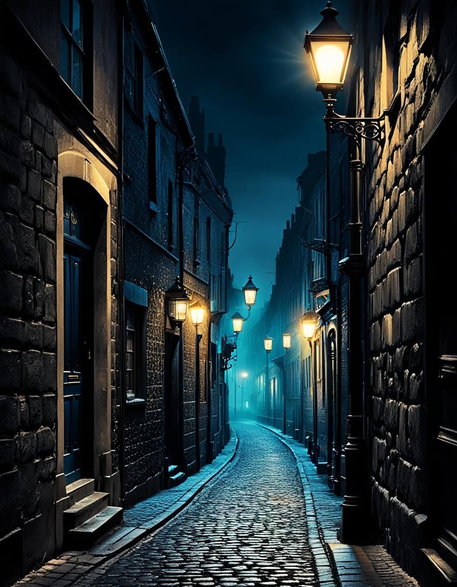 In restless dreams I walked alone
Narrow streets of cobblest...