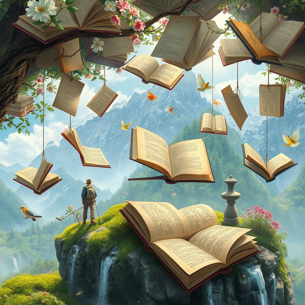 Dreamlike Rebirth in Whimsical Worlds of Nature