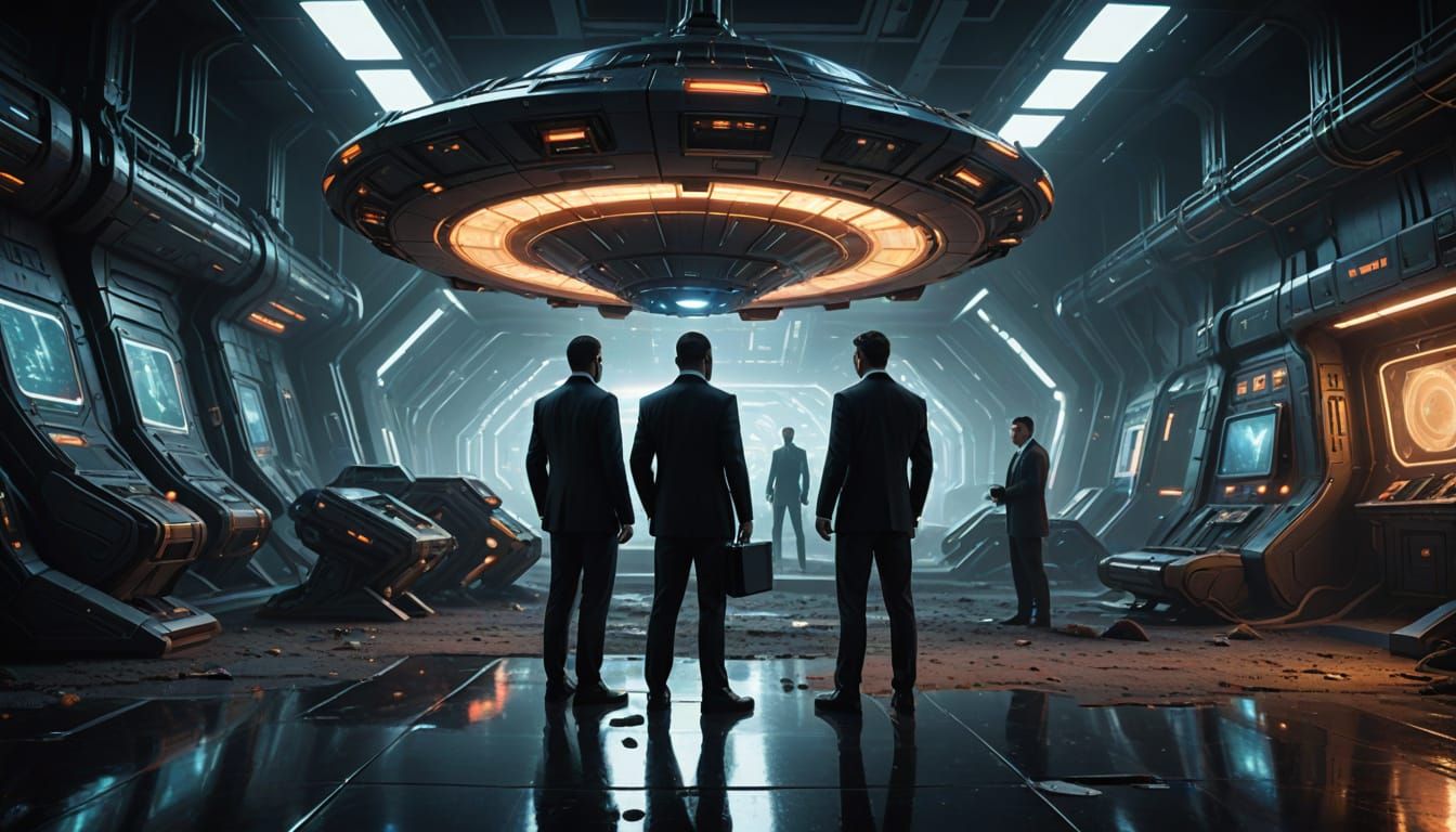 MIB Agents Investigate UFO Landing, 1994