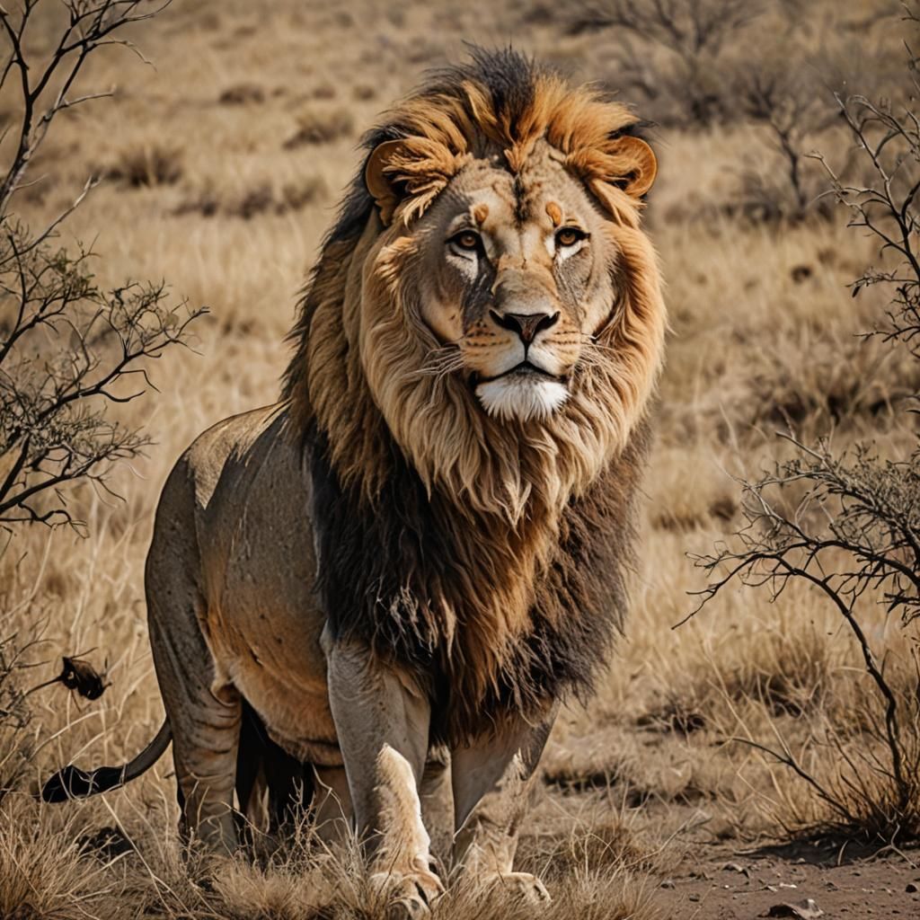 Majestic Lion Generated by AI
