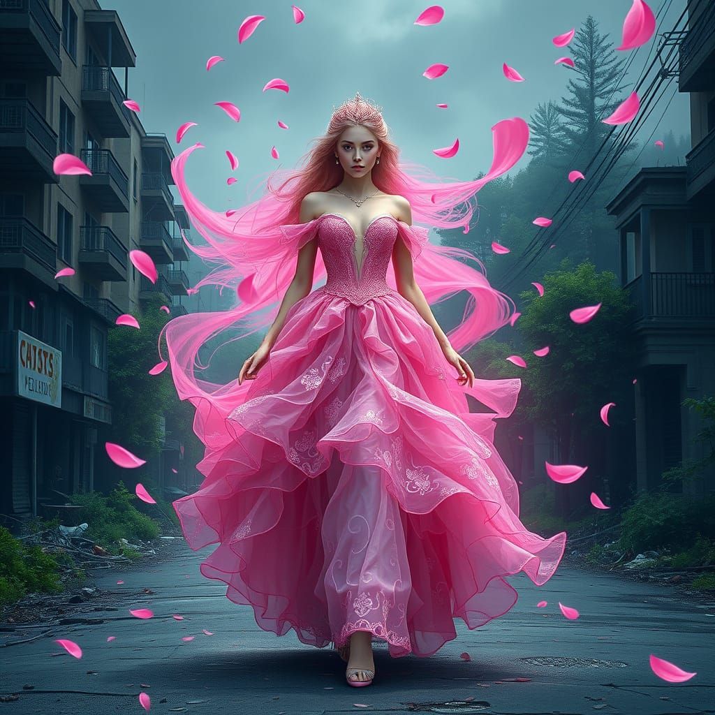 Ethereal Princess Brings Life to a Desolate Land