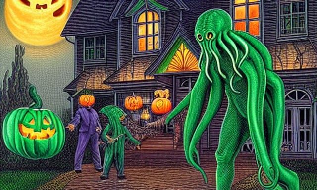 Cthulhu's Halloween: A Cel-Shaded Treat