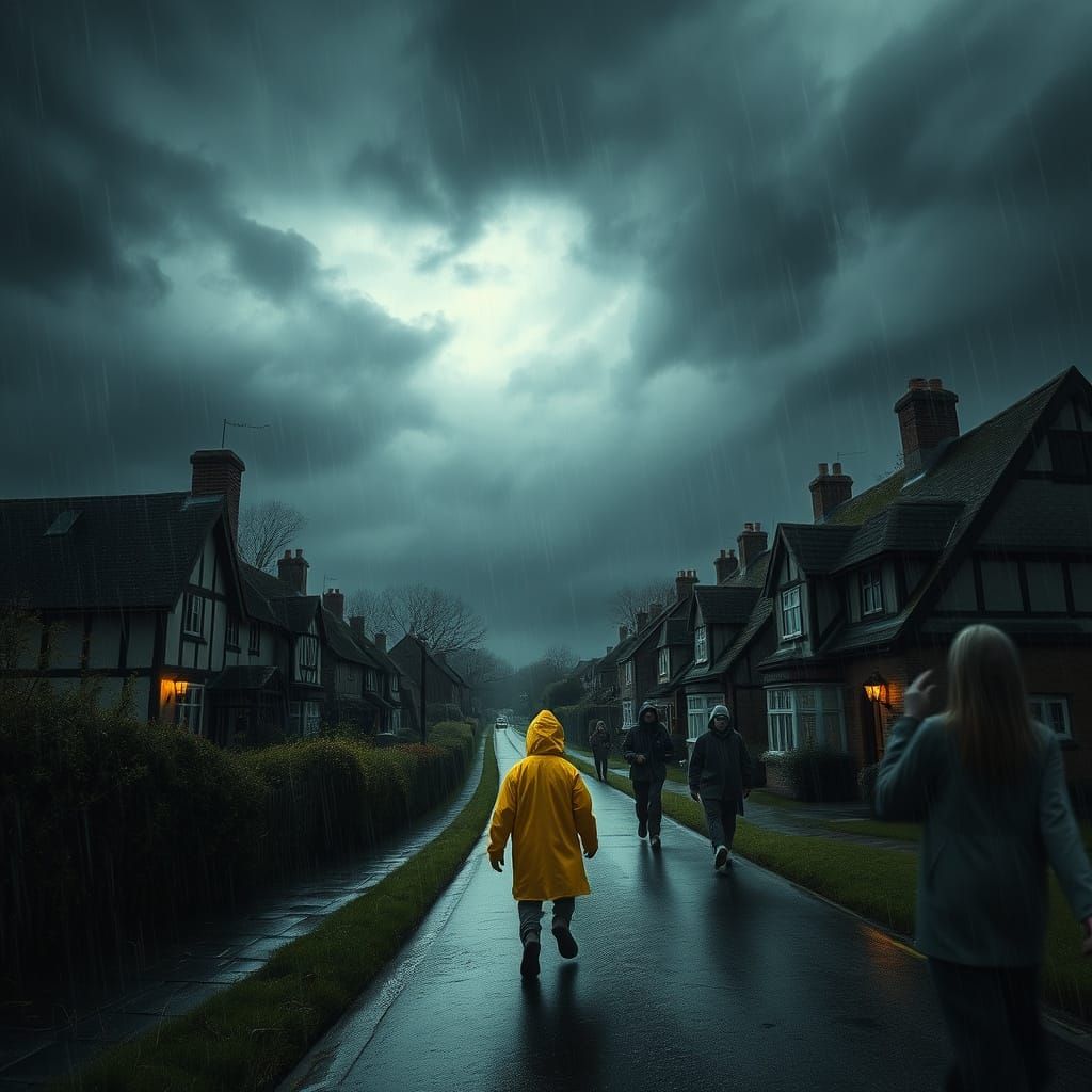Menacing Clowns Descend on English Village: Gothic Horror