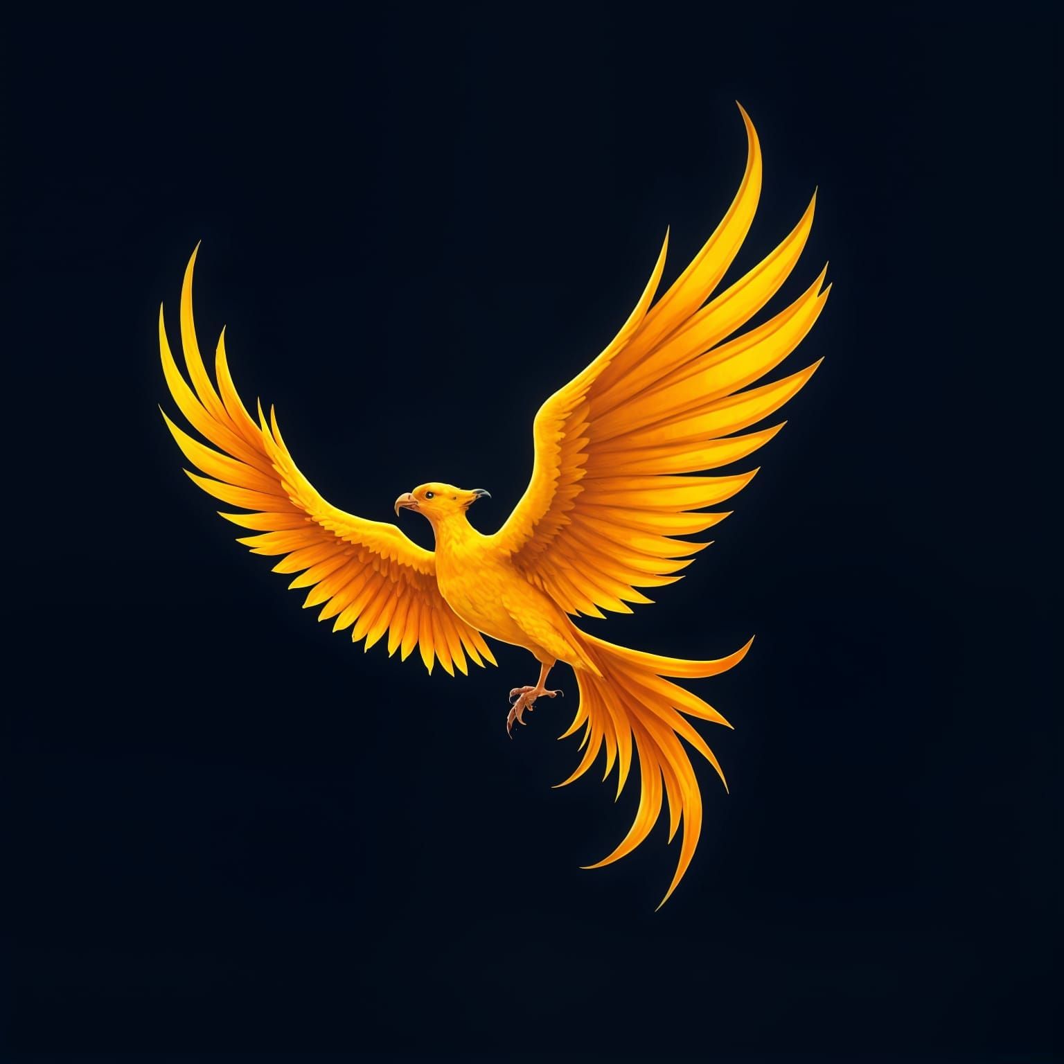 Majestic Phoenix in Flight Logo