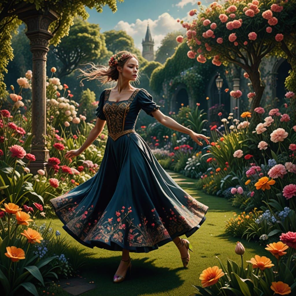 Epic Digital Garden Dance