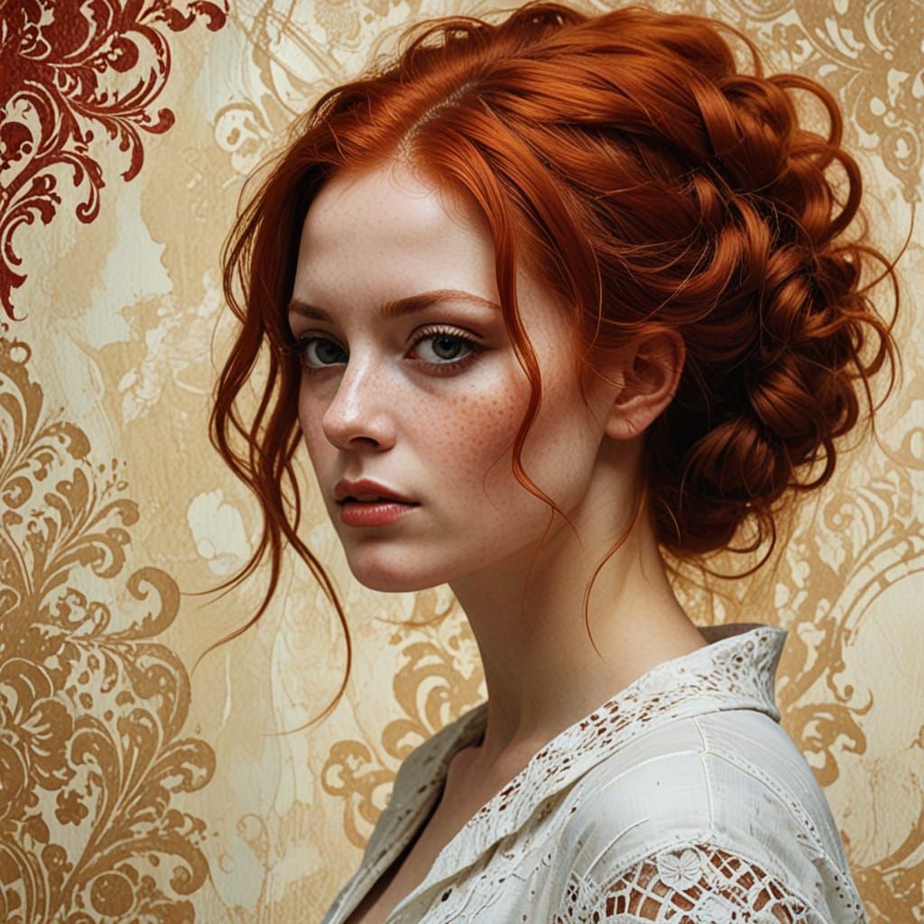 Red Haired Vagrant in Baroque Dreamscapes