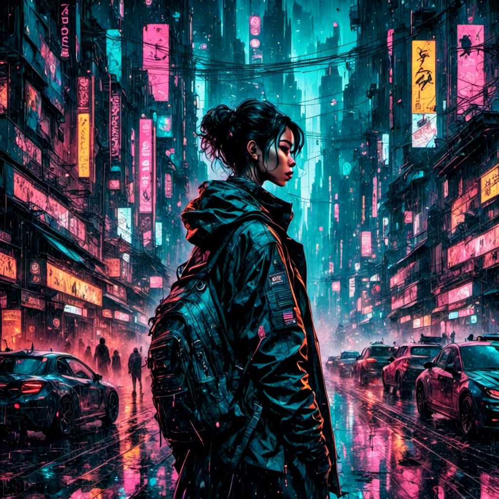 Enchanting Forest Scene in Vibrant Fantasy Style