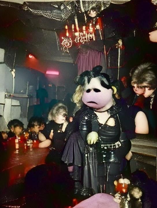 Miss Piggy's Goth Club Night, 1981