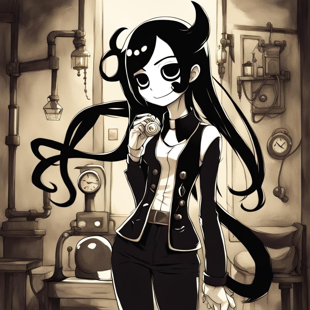 Bendy and the Ink Machine OC in Anime Style