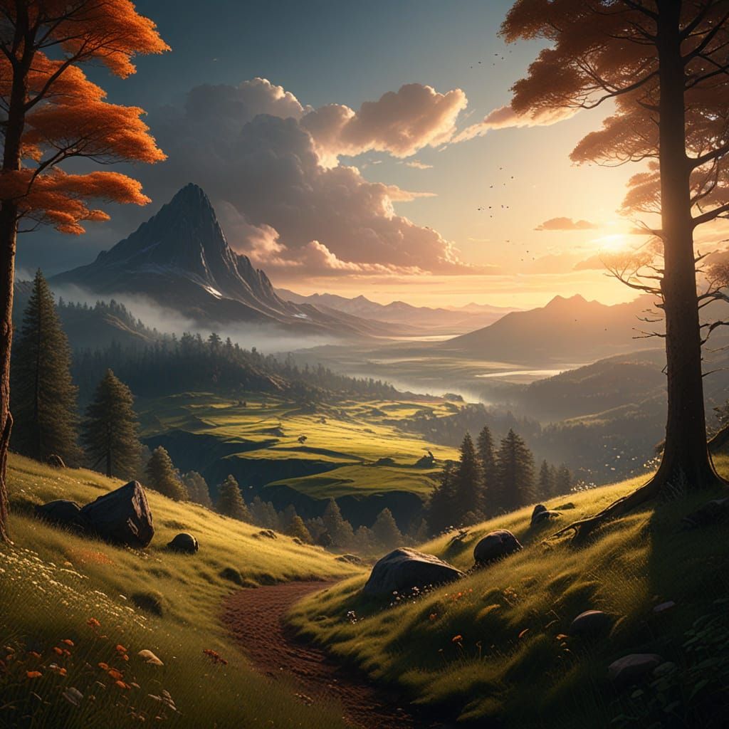 Ringelschwanz-Mungo Sleeping in Forest Clearing