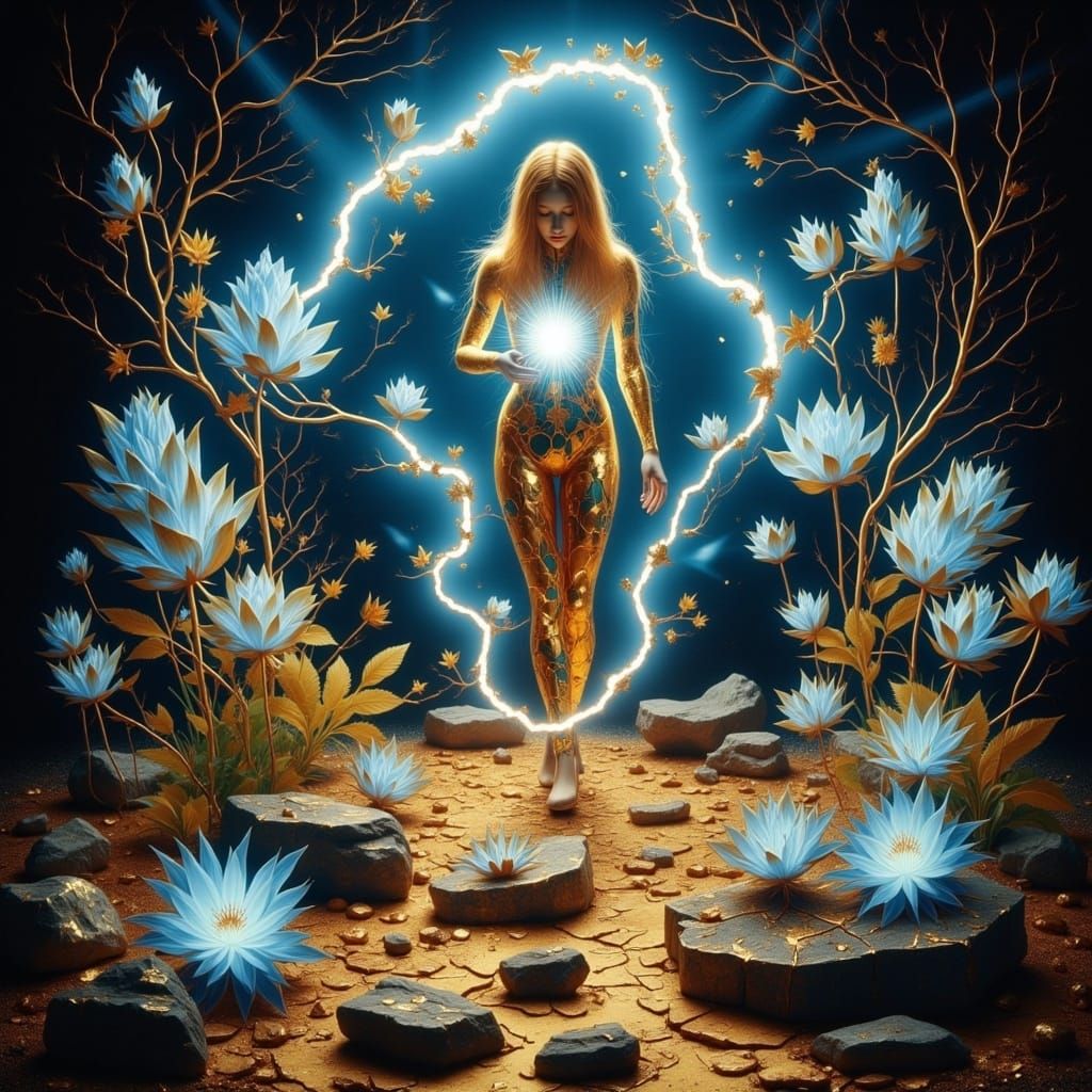 Dreams Bleed into Reality in Cyberpunk Surrealist Landscape