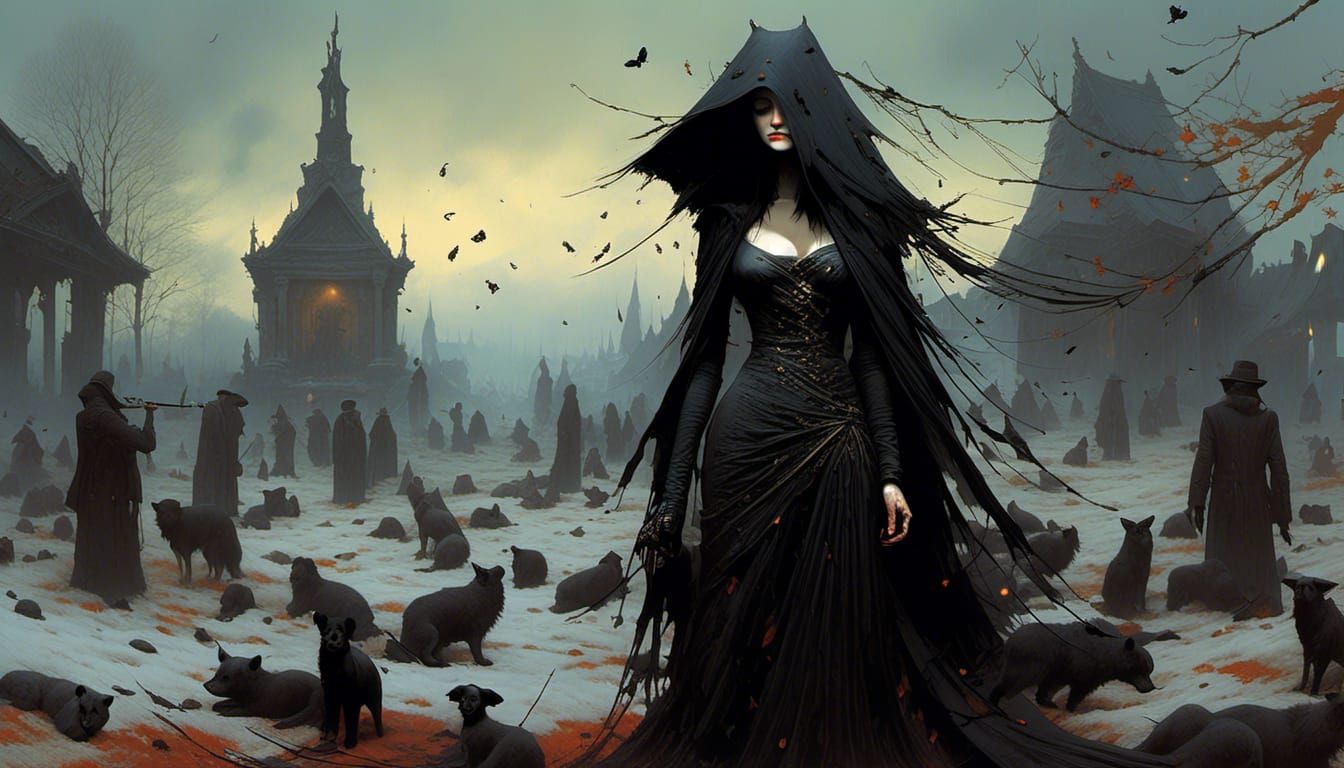 Melancholic Grave Visit: A Bluegrass Fantasy