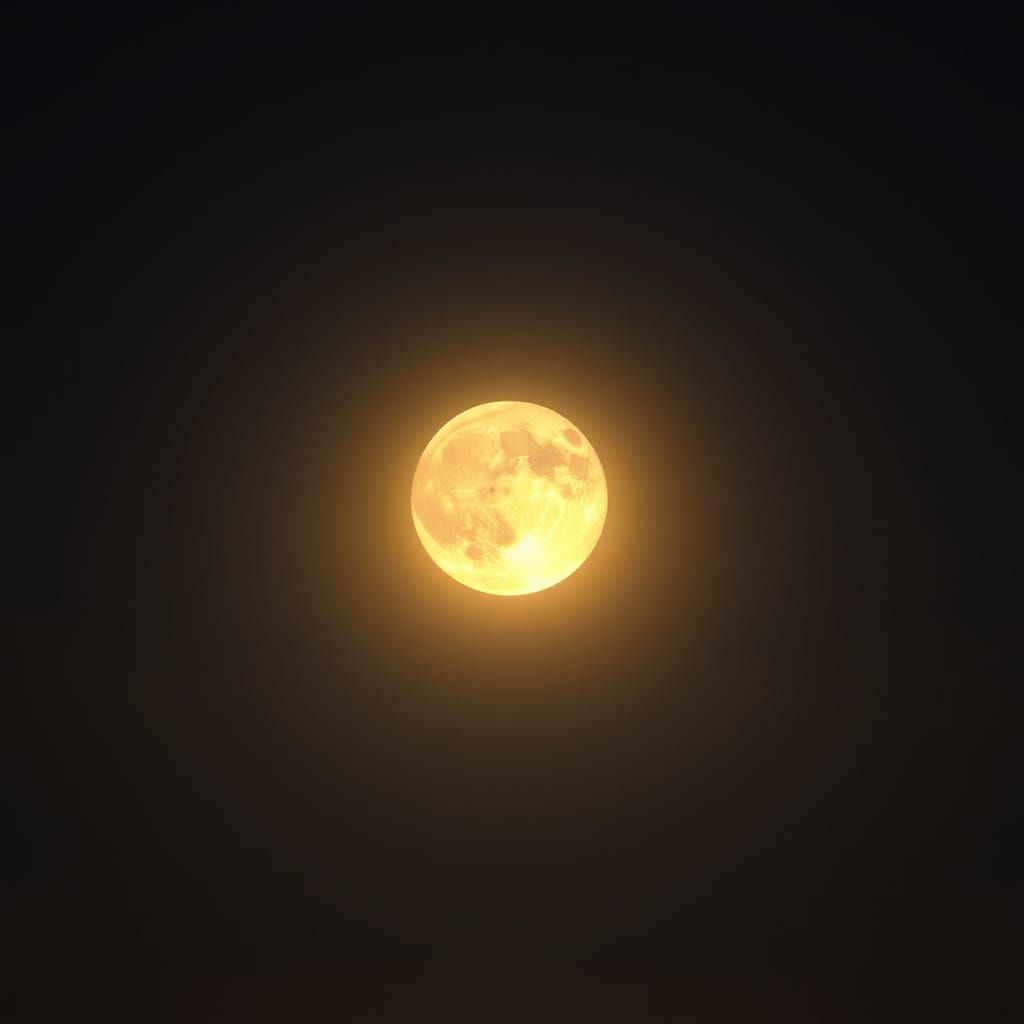 Ethereal Superluna in Lunar Glow