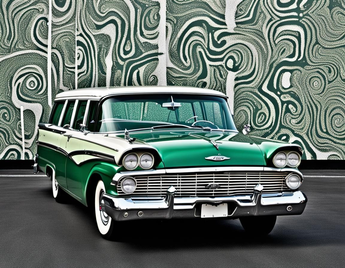 Classic 1959 Ford Country Sedan Station Wagon