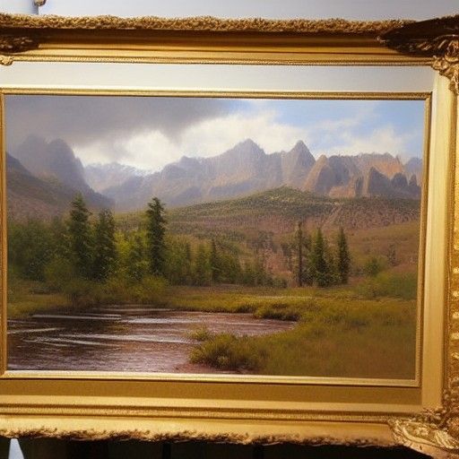 Oil Painting in the Style of James Gurney