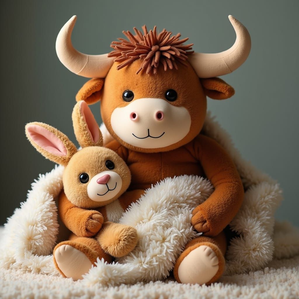 Funko Minotaur Cuddles with Stuffed Bunny
