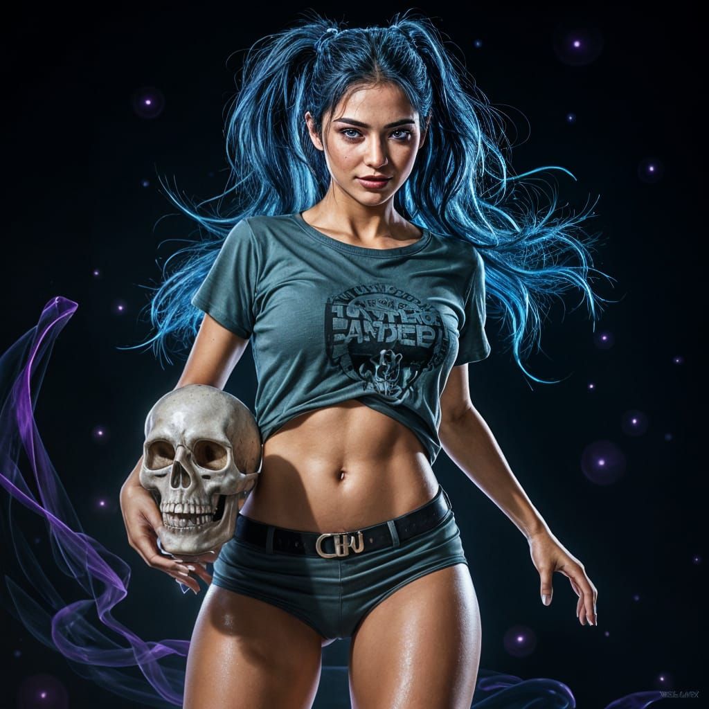 A Woman in Movement, Radiant and Free-Spirited