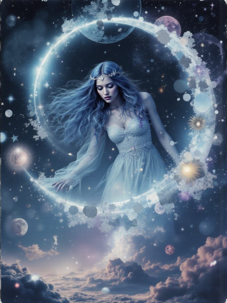 Mystic Goddess Lunara Steps Through a Moongate