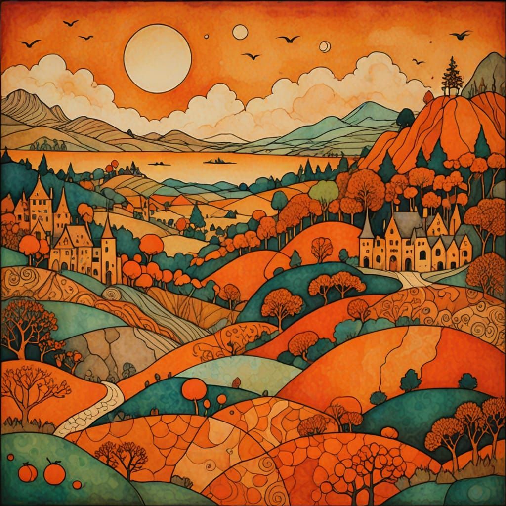 Mystical Orange Realm