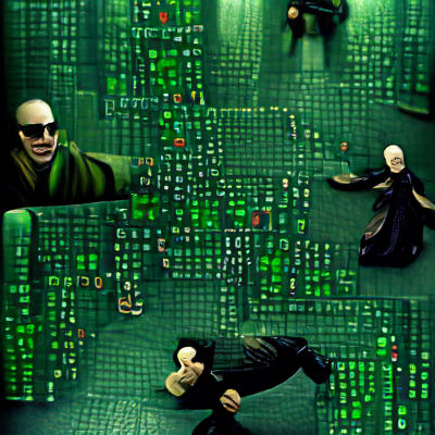 Matrix-Inspired Digital Code Rain