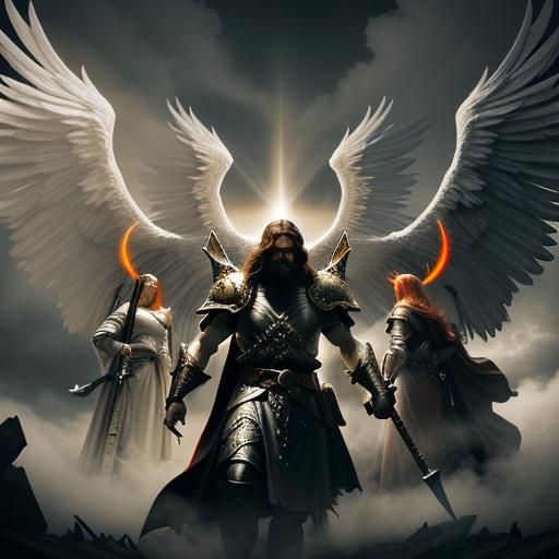 Epic Battle: Jesus Christ vs. Satan in Divine Conflict