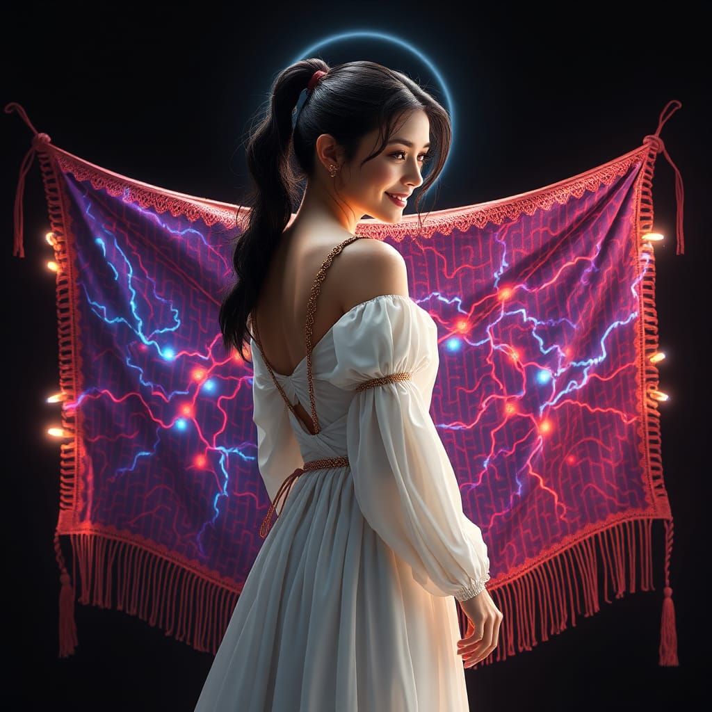 Korrill and the Glowing Tapestry: Fantasy and Technology