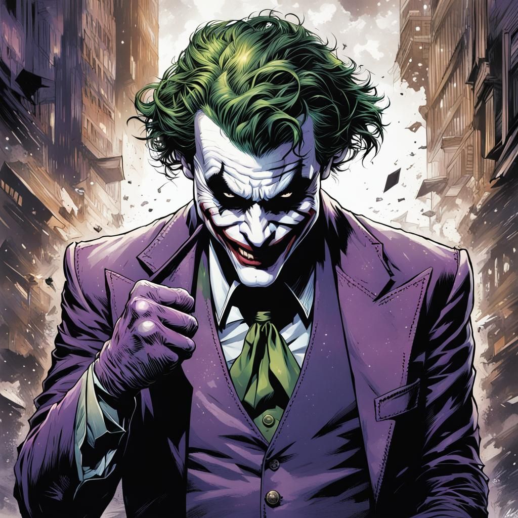 Joker Comic Book Art by Mark Brooks and Dan Mumford