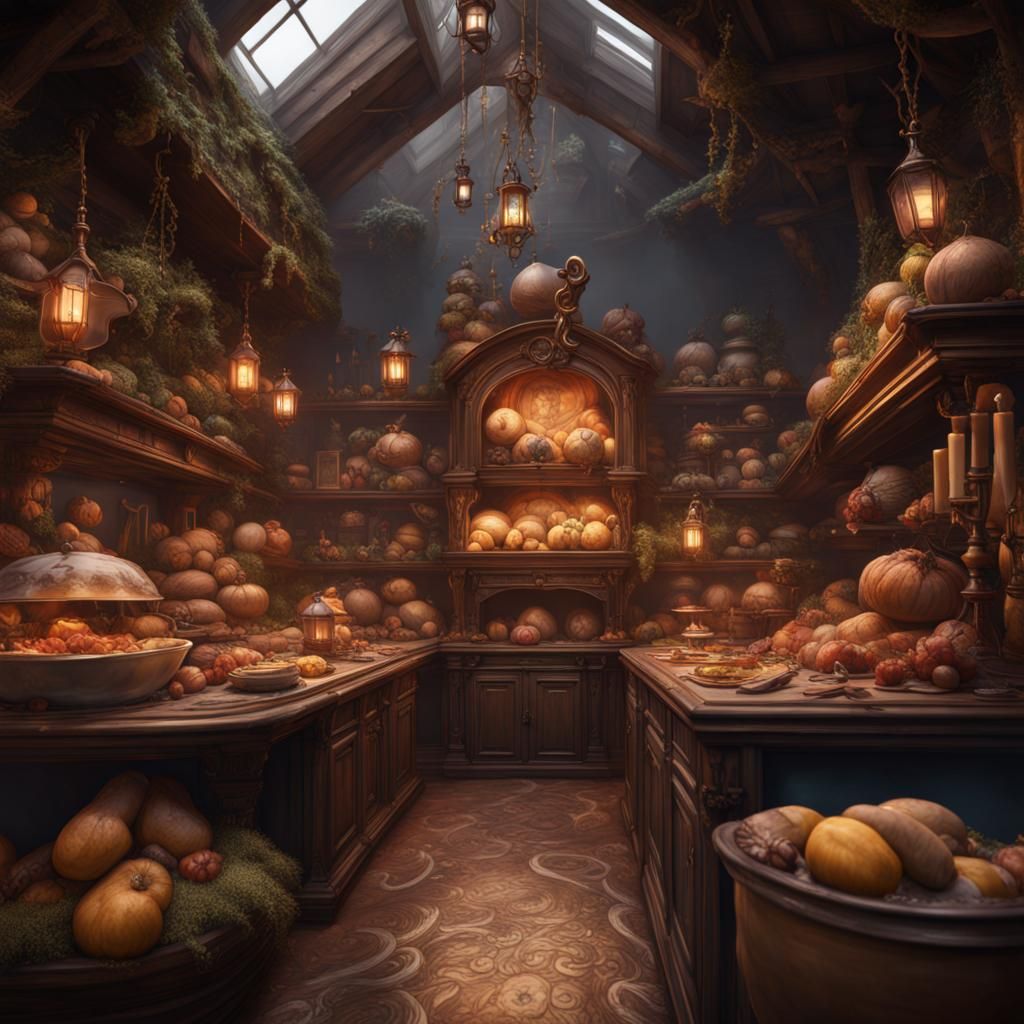 Fantastical Fat Duck Concept Art in Deep Color