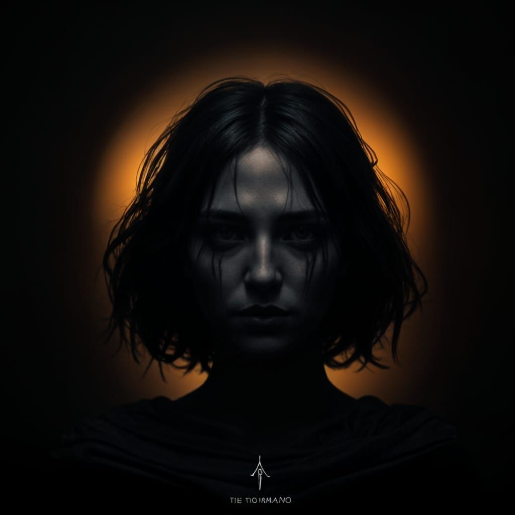 Inverted Hanged Man Tarot Card in Pencil