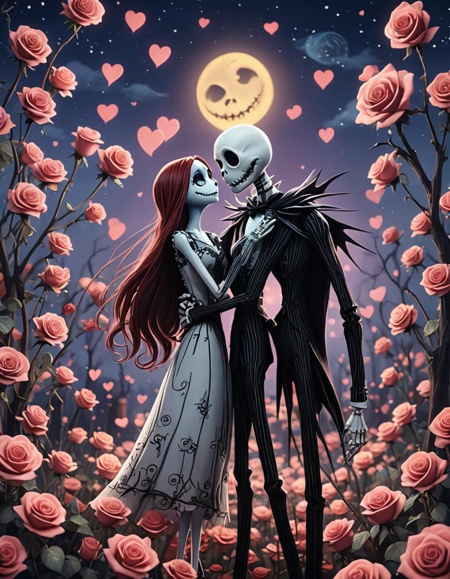 Jack and Sally's Valentine's Day in Burton Style