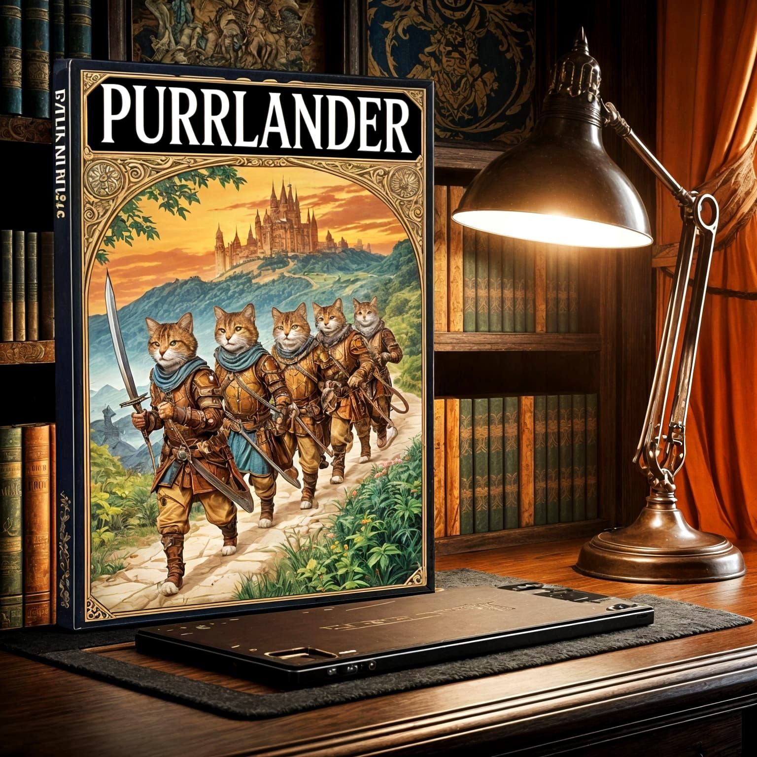 Purrlander: Cat Adventurers on a Grand Quest in Art Nouveau ...