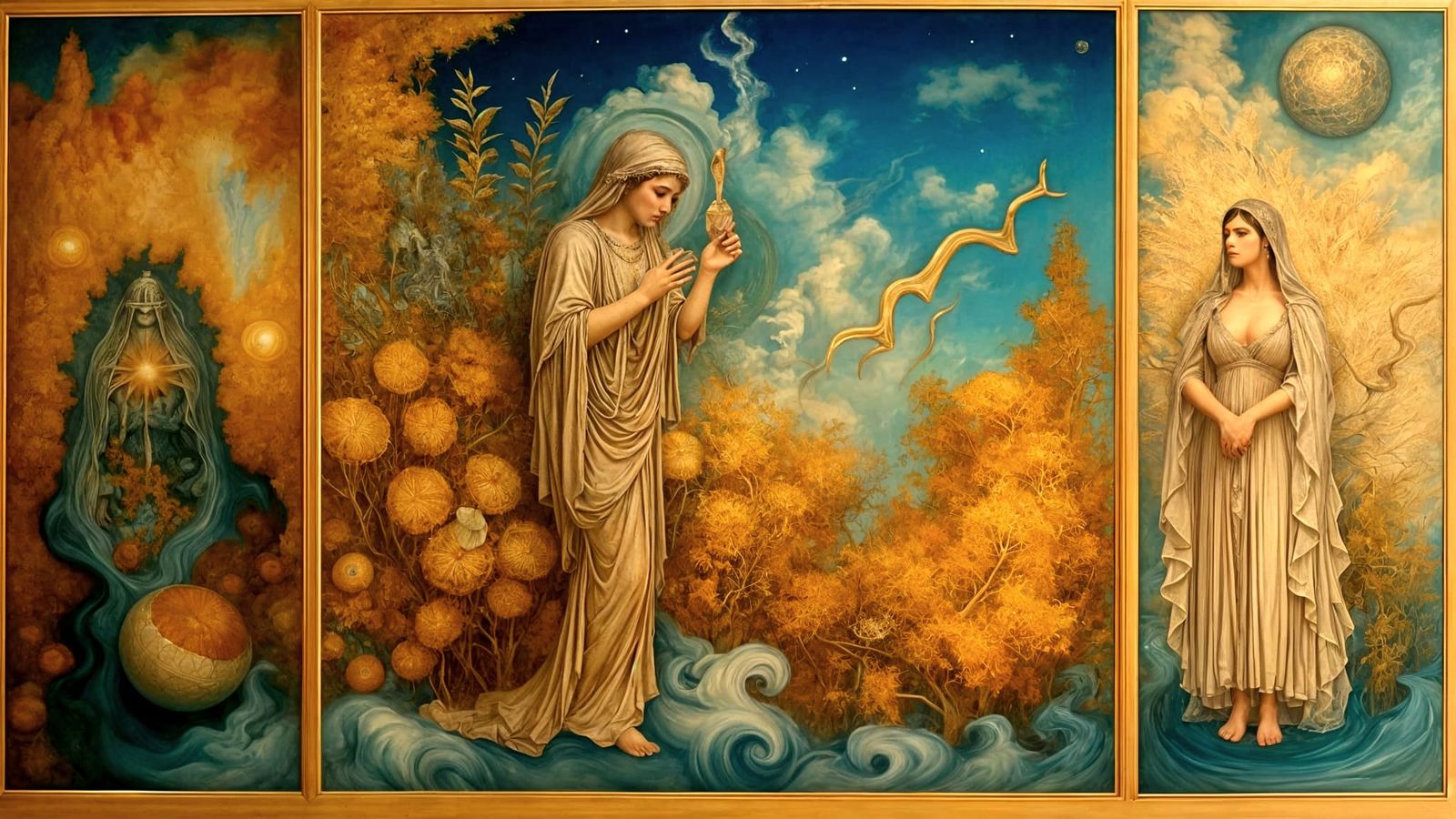 Saint's Dream Vision in Modern Surrealism