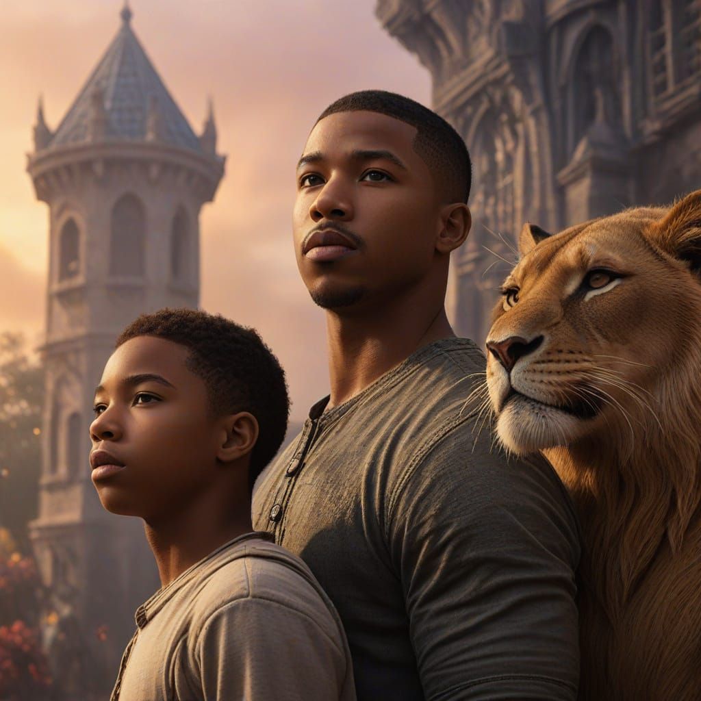Michael B Jordan as Simba's Son: A Disney Fantasy