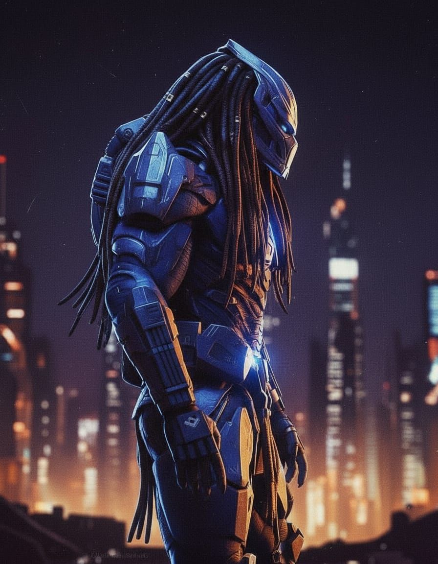 Cybernetic Predator Portrait in 8K Resolution